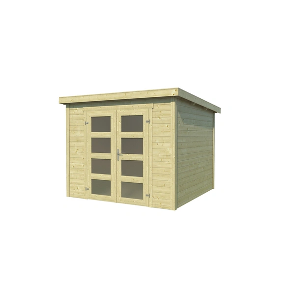 Gartenhaus »Zambezi 4«, Holz, BxHxT: 270 x 210,9 x 274,7 cm (Außenmaße inkl. Dachüberstand)