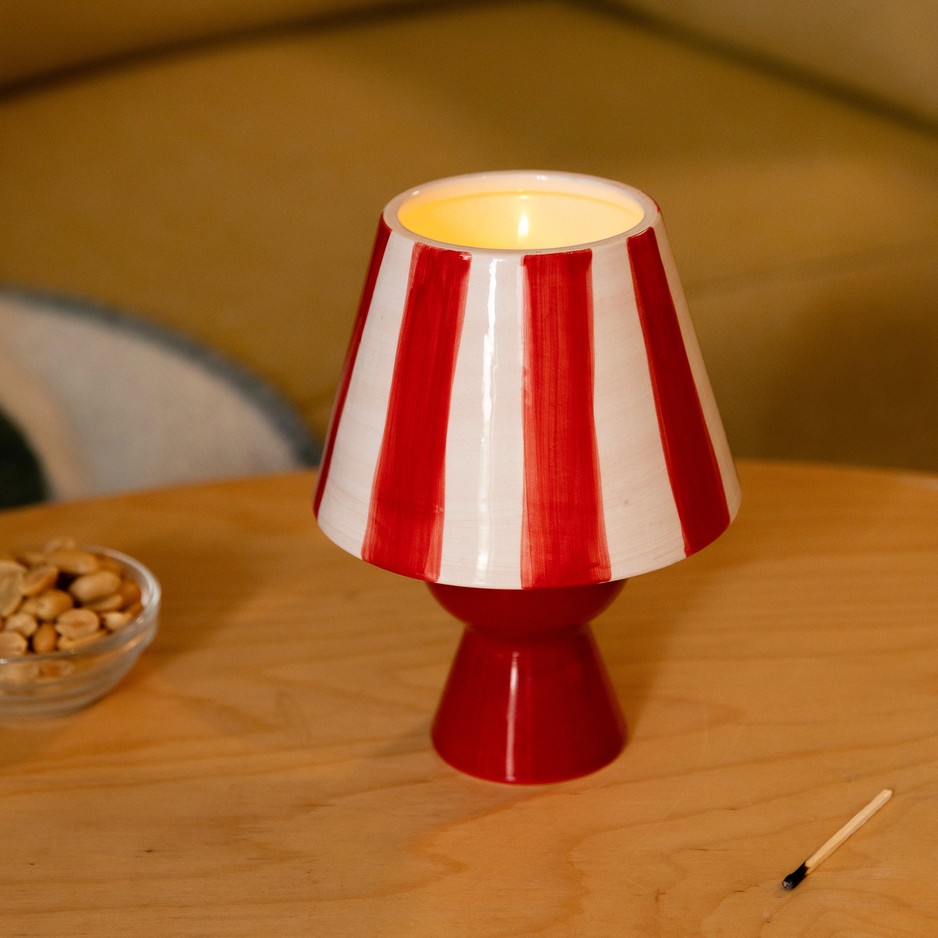 &k amsterdam Cantine Waxinelichthouder - Rood