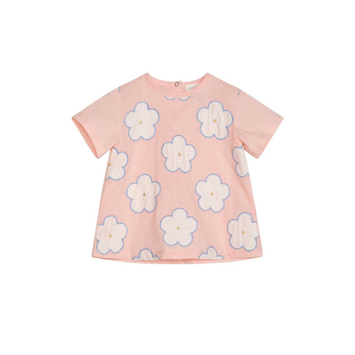 Baby Embroidery Top, peach