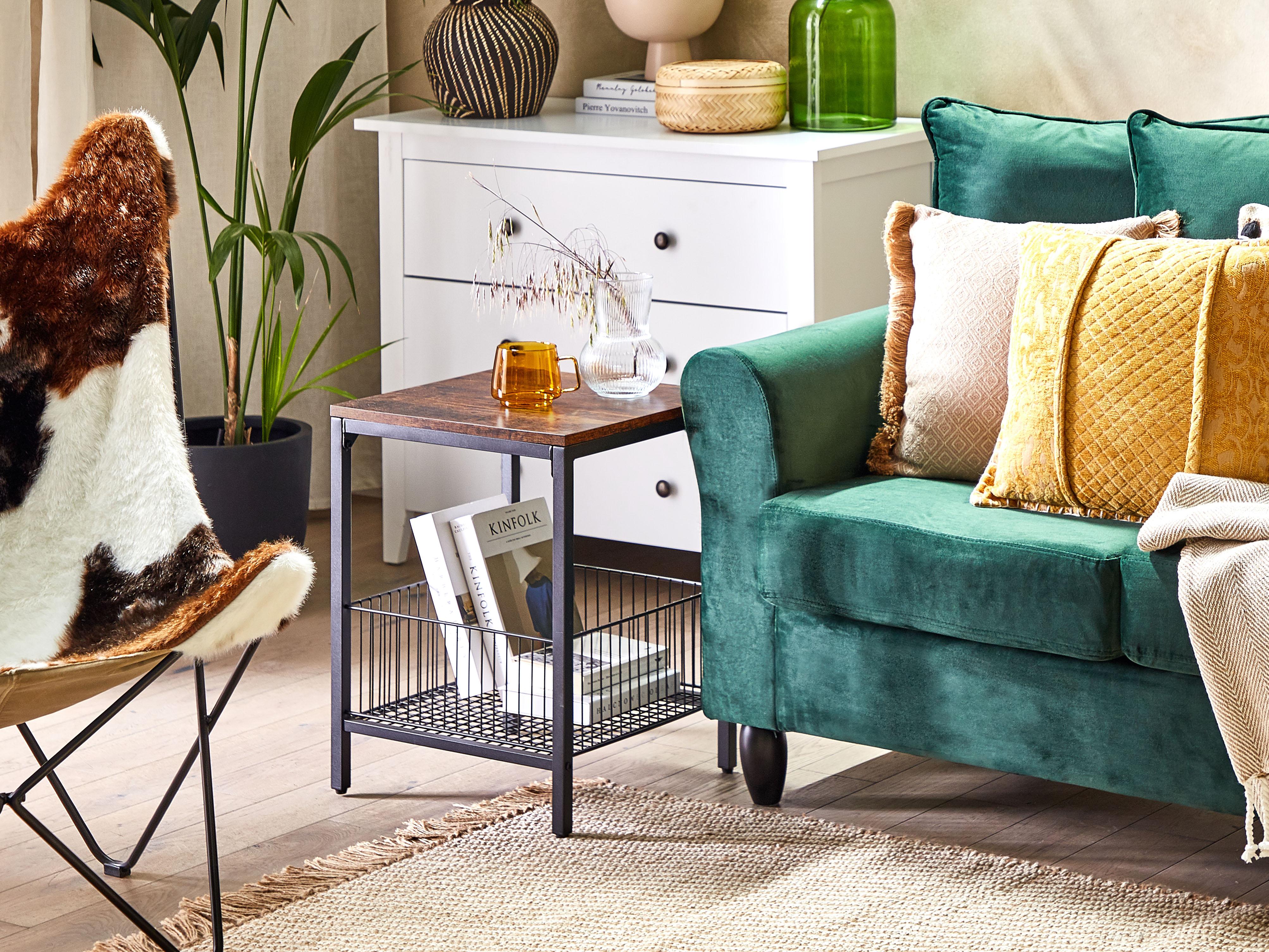 Side Table KENNER Dark Brown