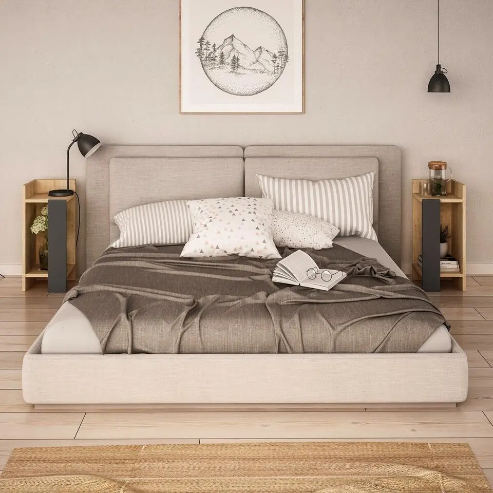 CALICOSY - Set van 2 Salontafels ELOS - 60x25x27 cm