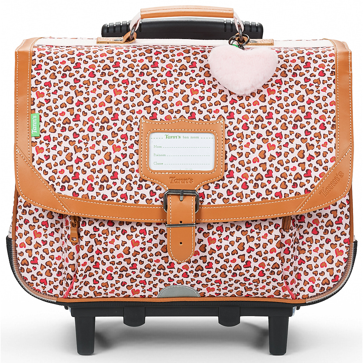 Tann's - LILOU TROLLEY 38CM - Pink / Red