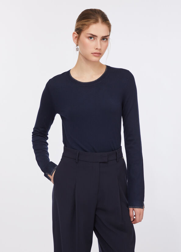 Pullover con dettagli in lurex&reg;