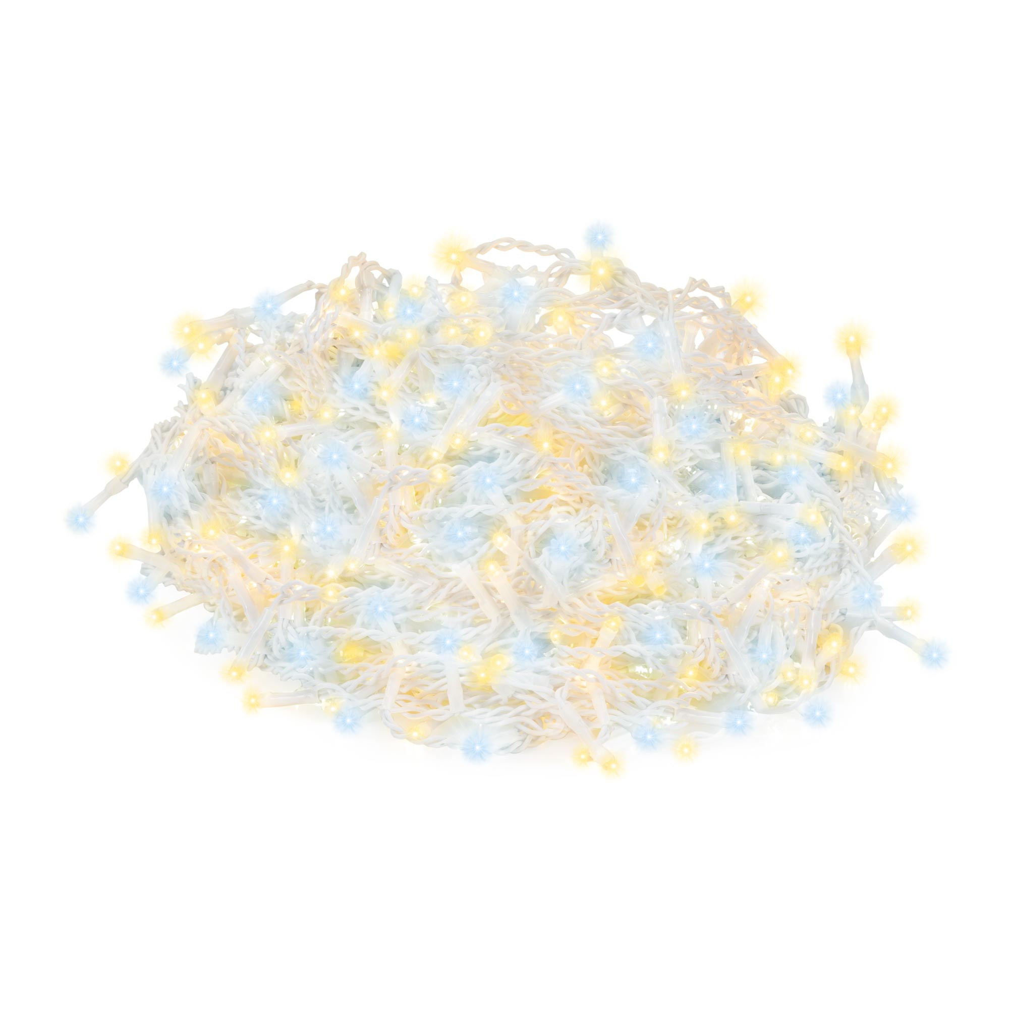 Kurtyna świetlna 500 led girlanda zewnętrzna zimny biały   flash