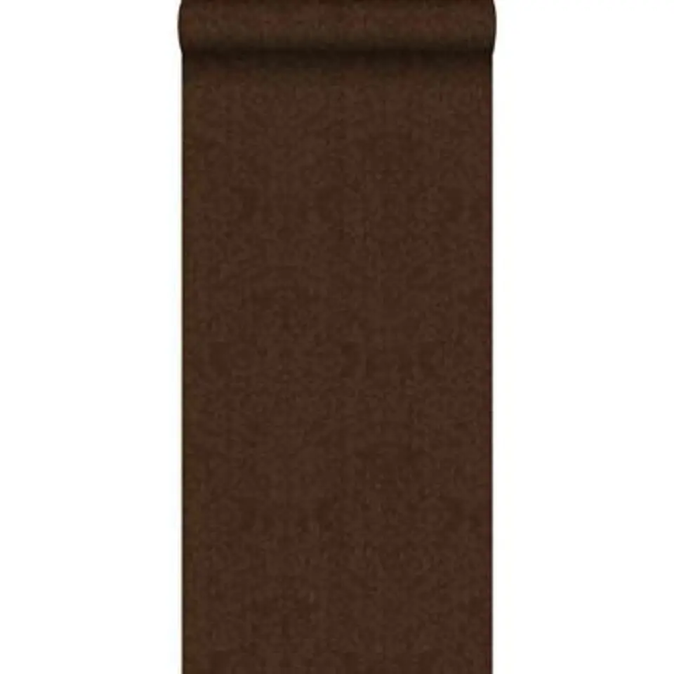 Origin behang - ornamenten - bruin en glanzend goud - 53 cm x 10,05 m