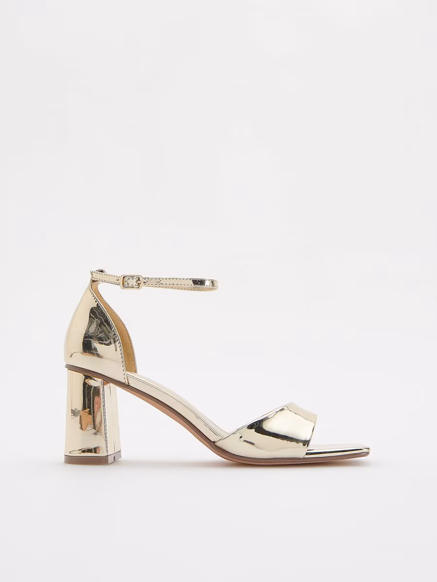 Gold Heel Sandals