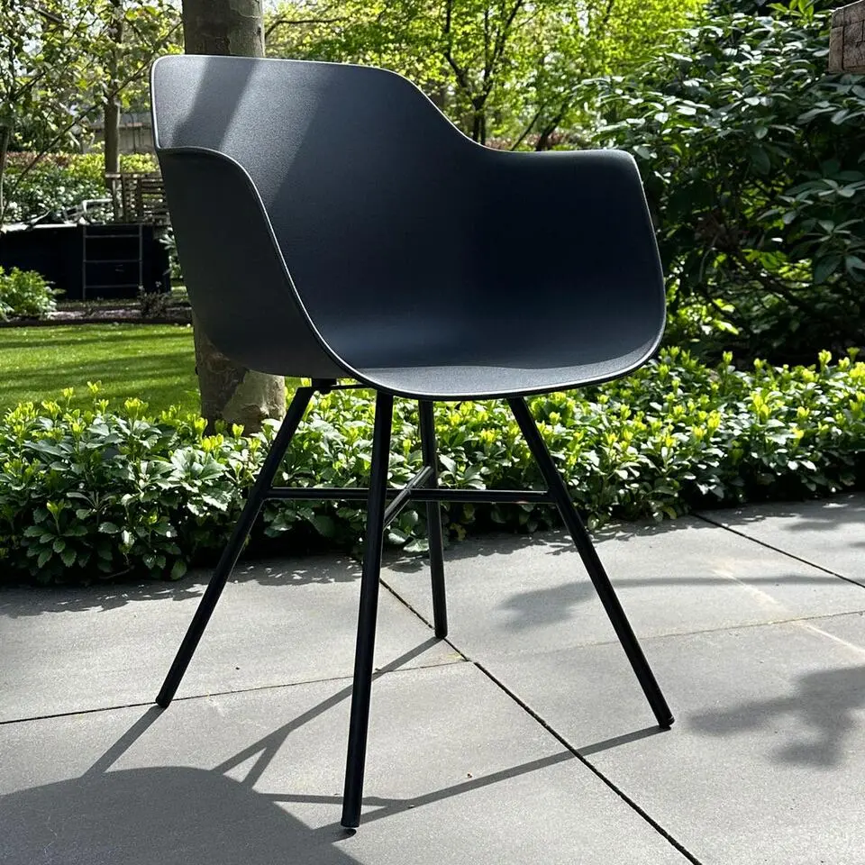 Nolon Noa-Puk Kunststof Wit - Zwart Onderstel