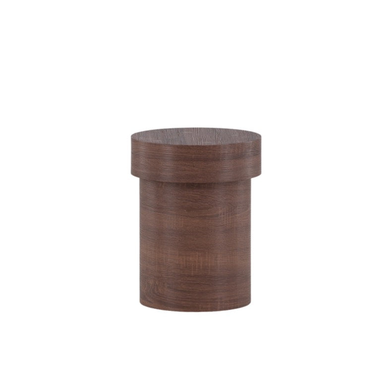 Rebellenclub Bijzettafel Medle - ø35 cm - Walnoot