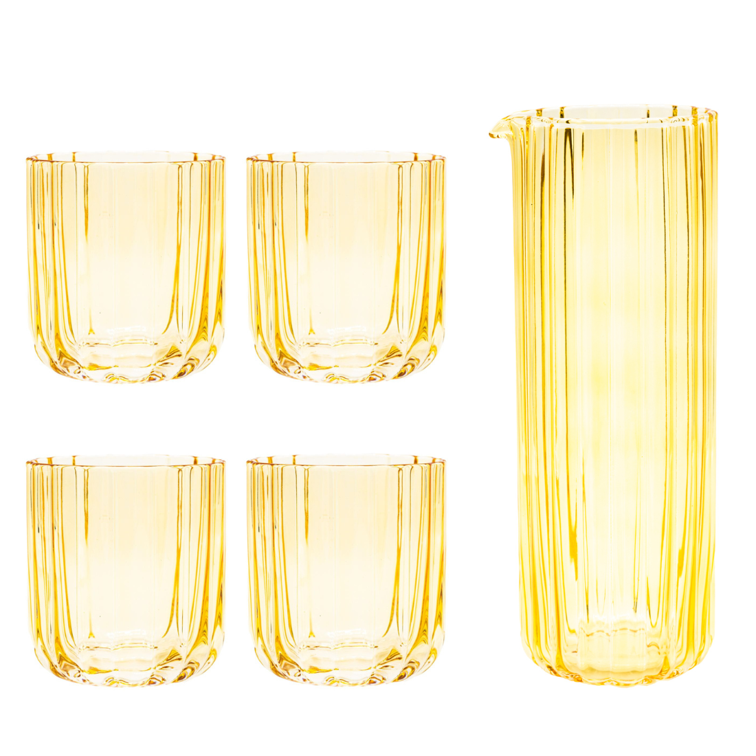 Brut Homeware | Set Gaia | Karaf   4 Tumbler | oker