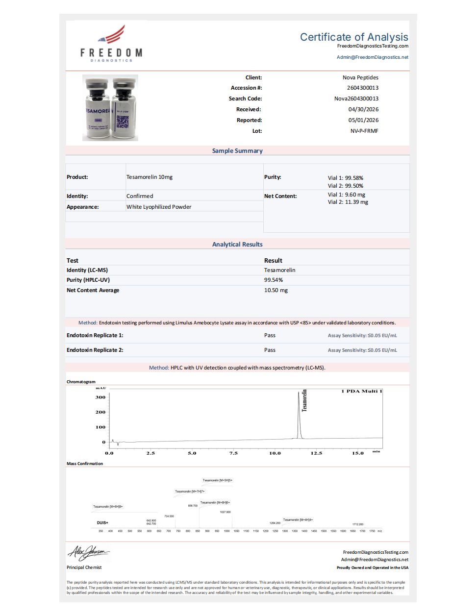 TSM10 | Tesamorelin 10mg × 10 Vials