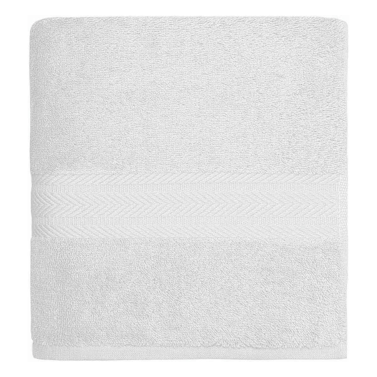 LUXURY - Drap de bain 550gr/m²  blanc 70x140 cm