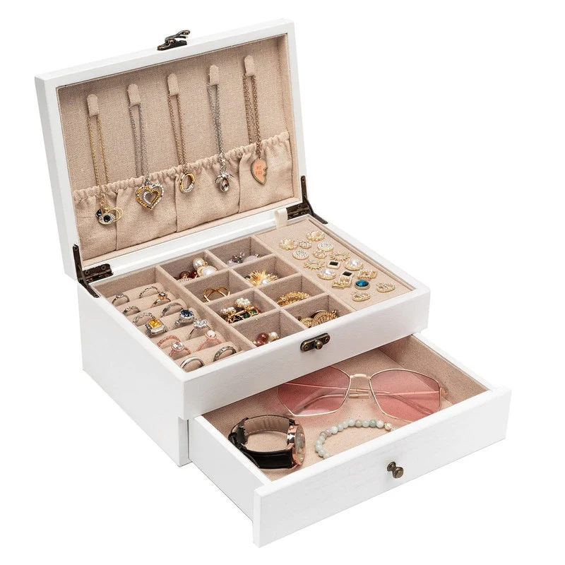 Jewelry Box for Women - 7D x 10W x 4.8H