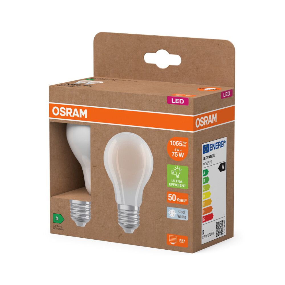 GLOBUSPÆRE LEDVANCE LED NORMAL MATT E27 5W