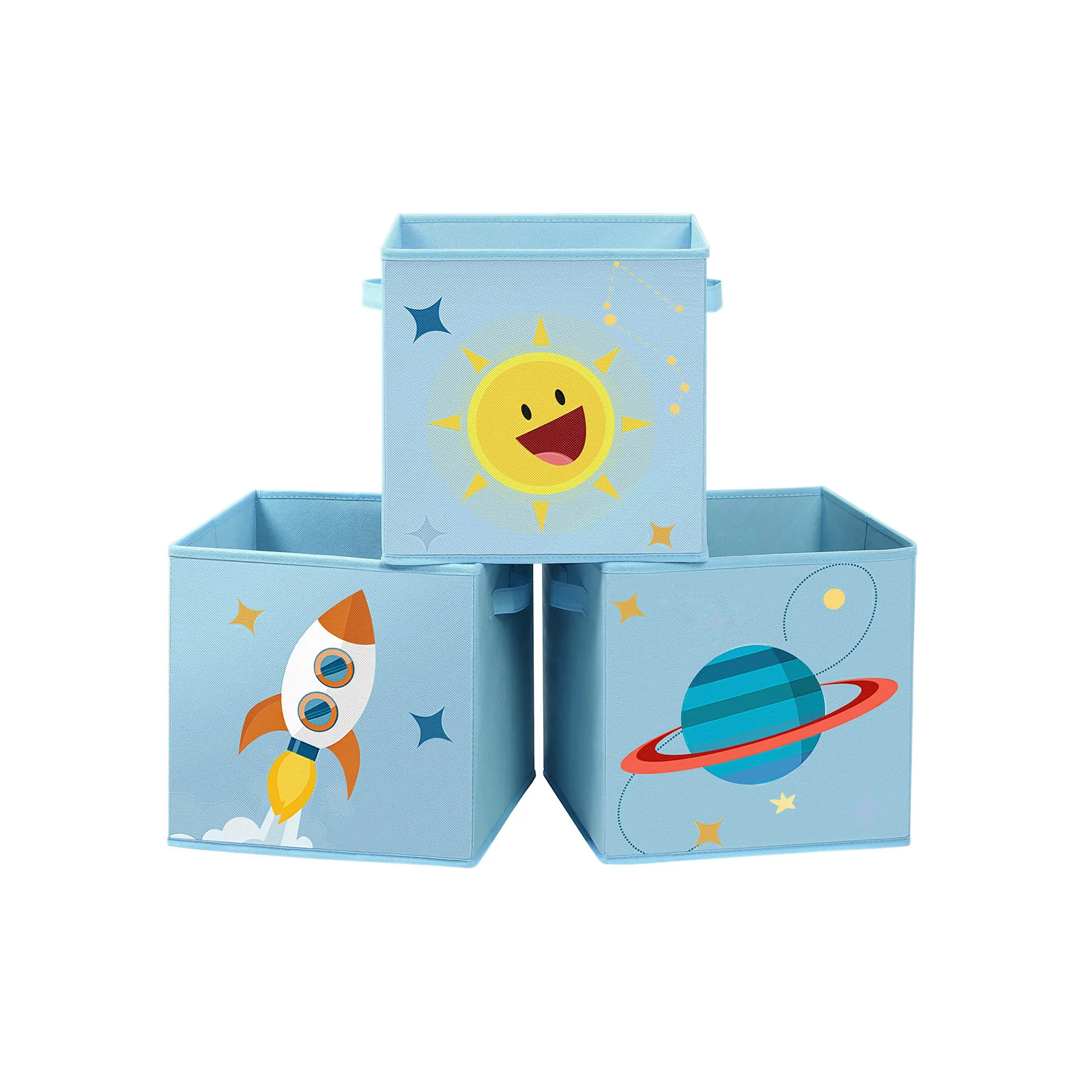 Boîte de rangement avec poignées