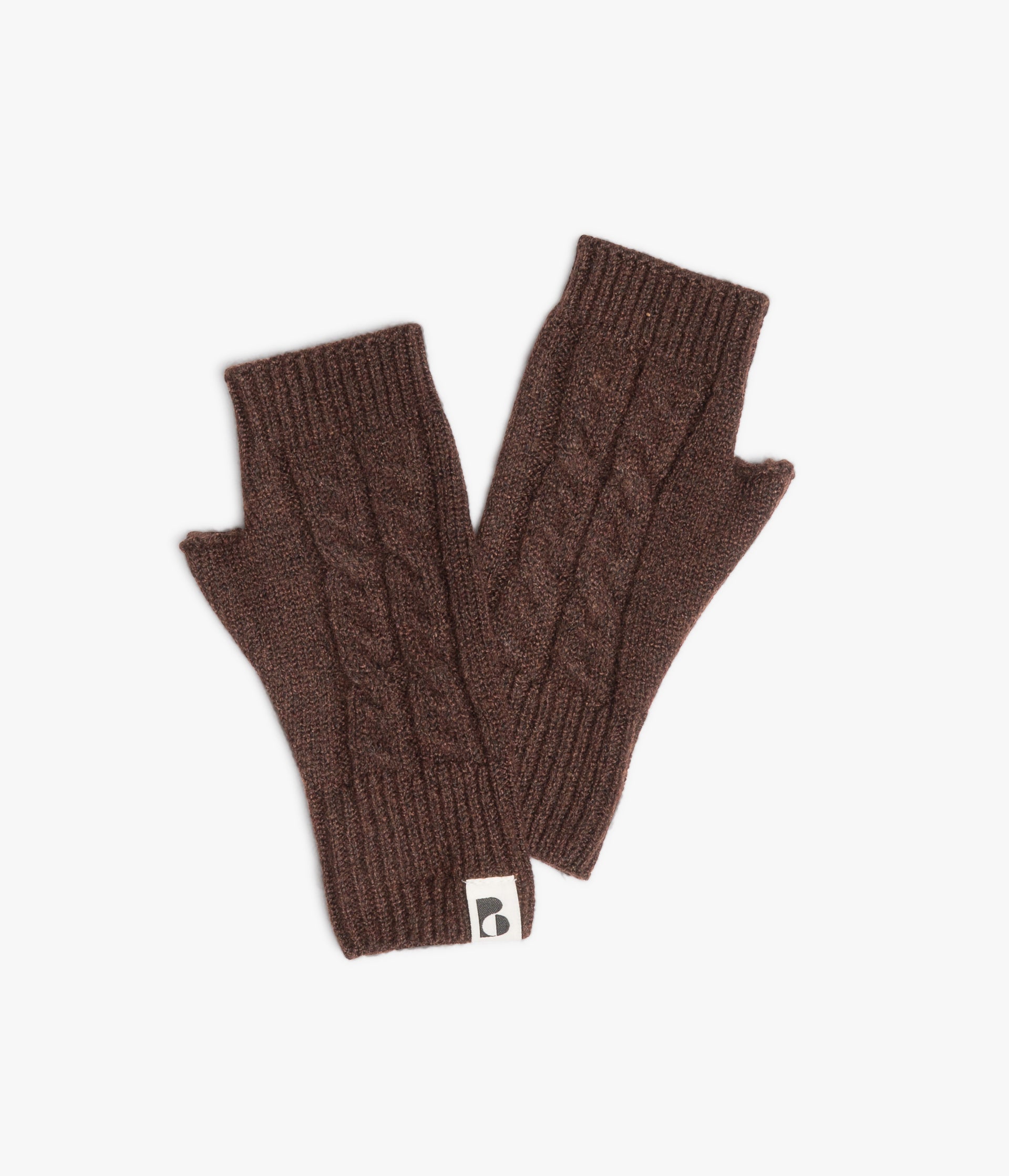 Mitaines Flore chocolat