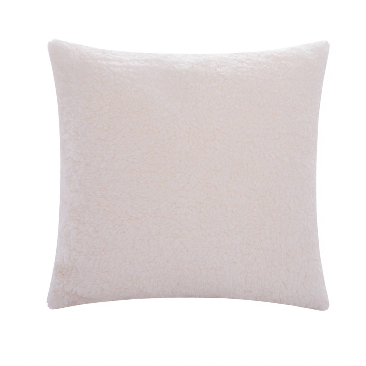 Cuscino arredo latte sherpa 45x45 cm