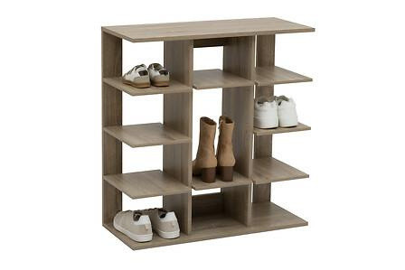 SZAFKA/PÓŁKA NA BUTY Moduly NA 12 PAR naturalna z płyty mdf