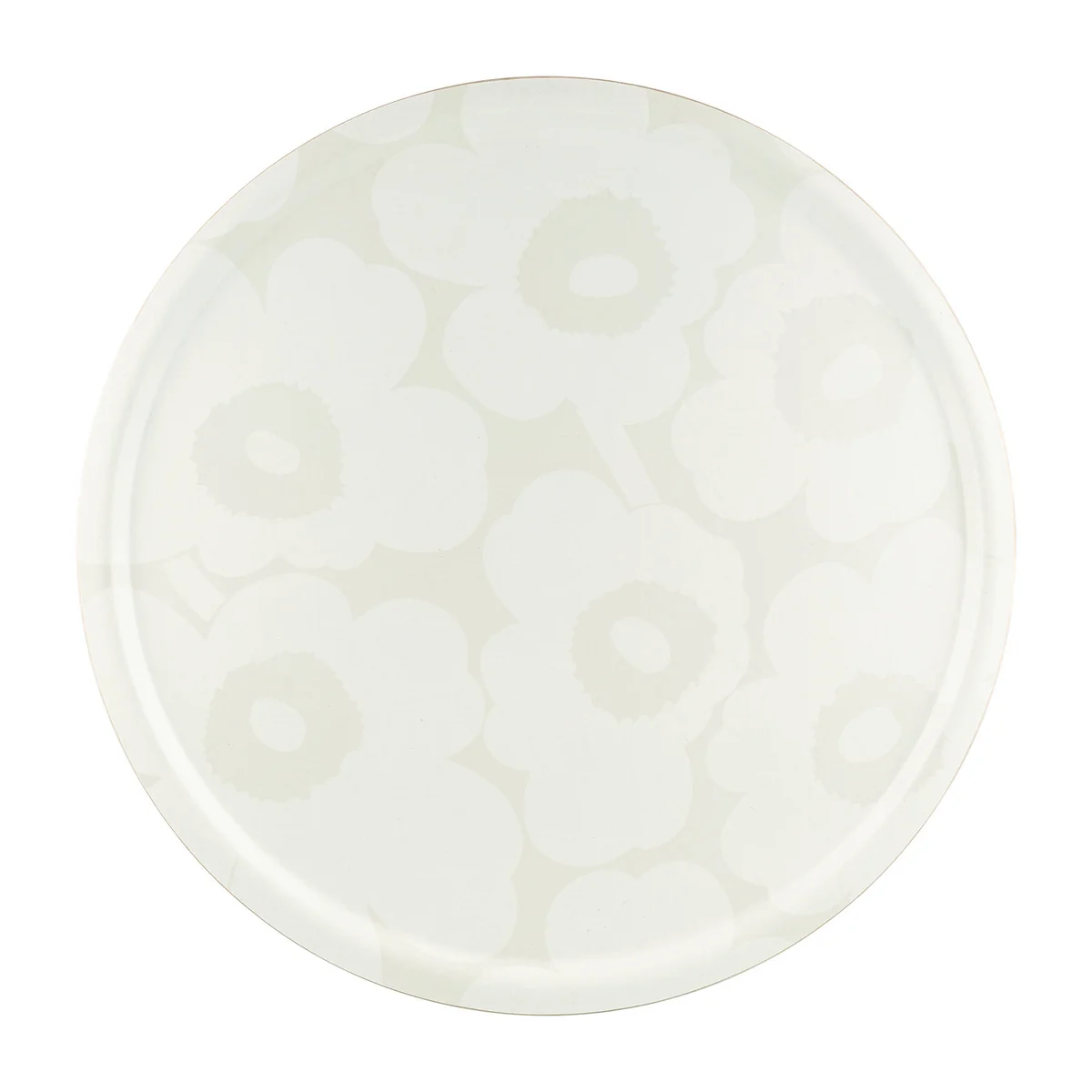 Marimekko - Unikko Serviertablett, Ø 65 cm, weiß