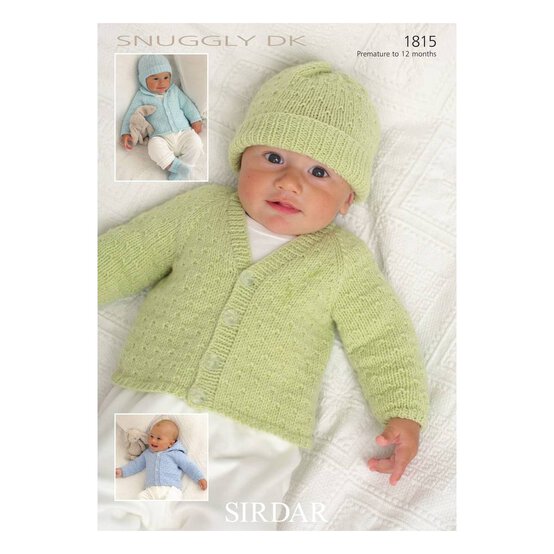Sirdar Snuggly DK Cardigan and Accessories Digital Pattern 1815