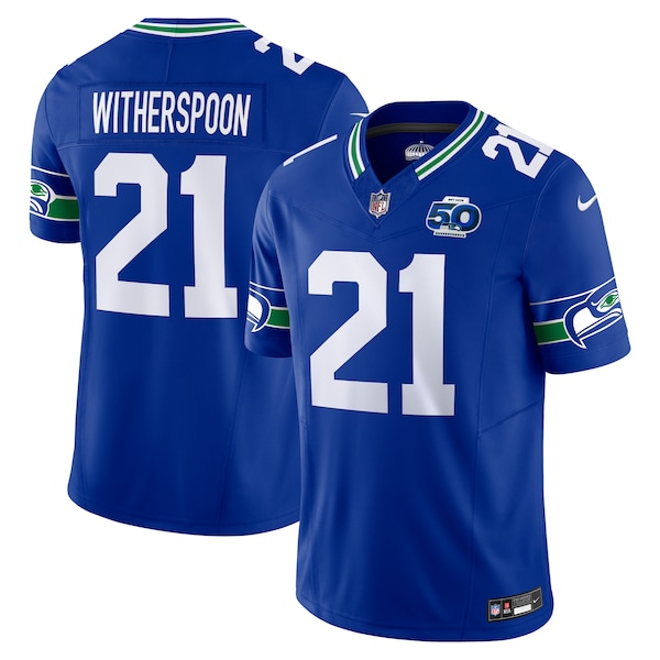 Devon Witherspoon Seattle Seahawks Nike 50th Season Vapor F.U.S.E. Limited Jersey - Royal/College Navy