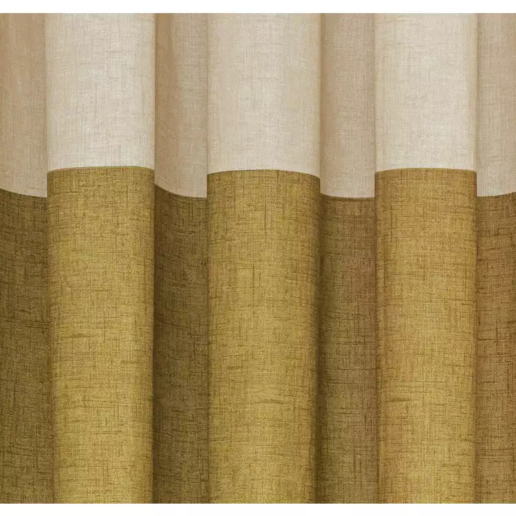 Habitat Lined Eyelet Curtains - Natural - 117x137cm