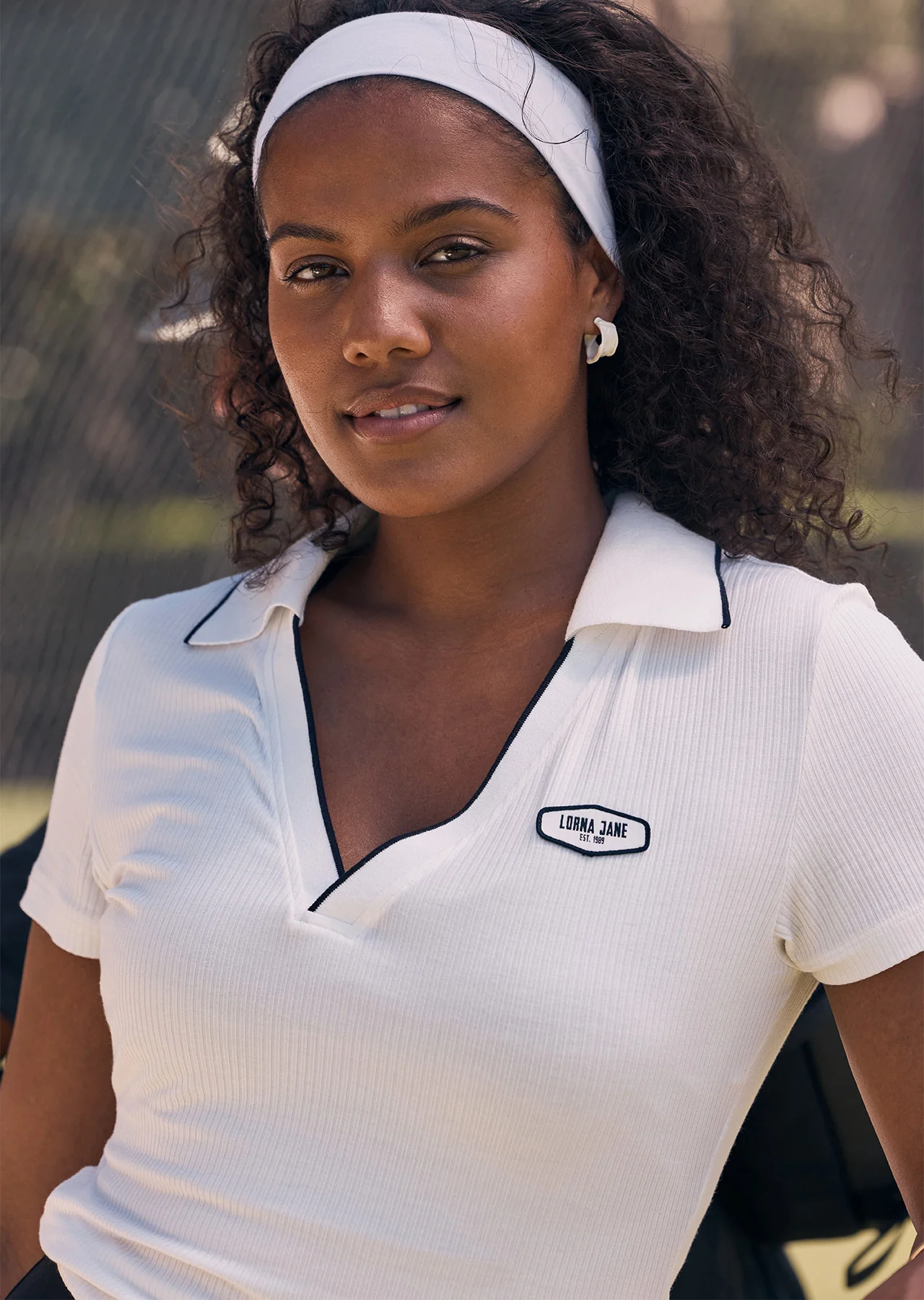 Courtside Cropped Polo