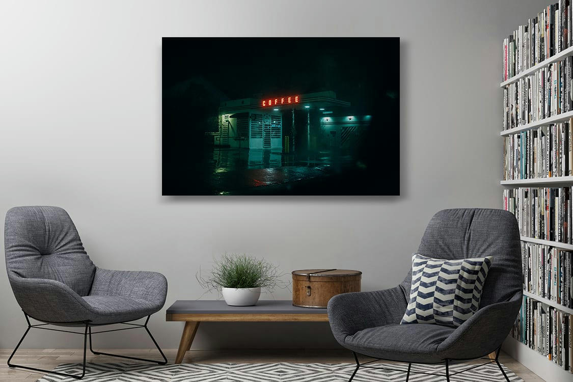 BLACK COFFEE - Photographie d'art d'Arnaud Moro 40x60 cm sur plexi