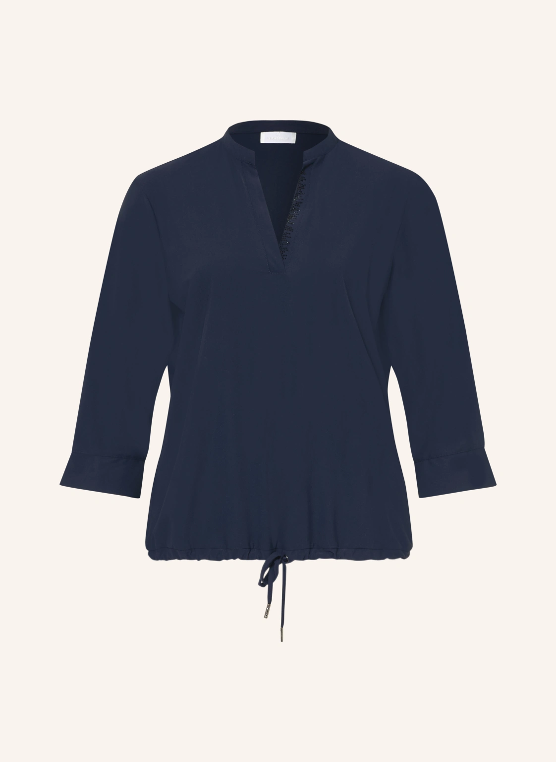 SPORTALM Blusenshirt mit Schmucksteinen und 3/4-Arm