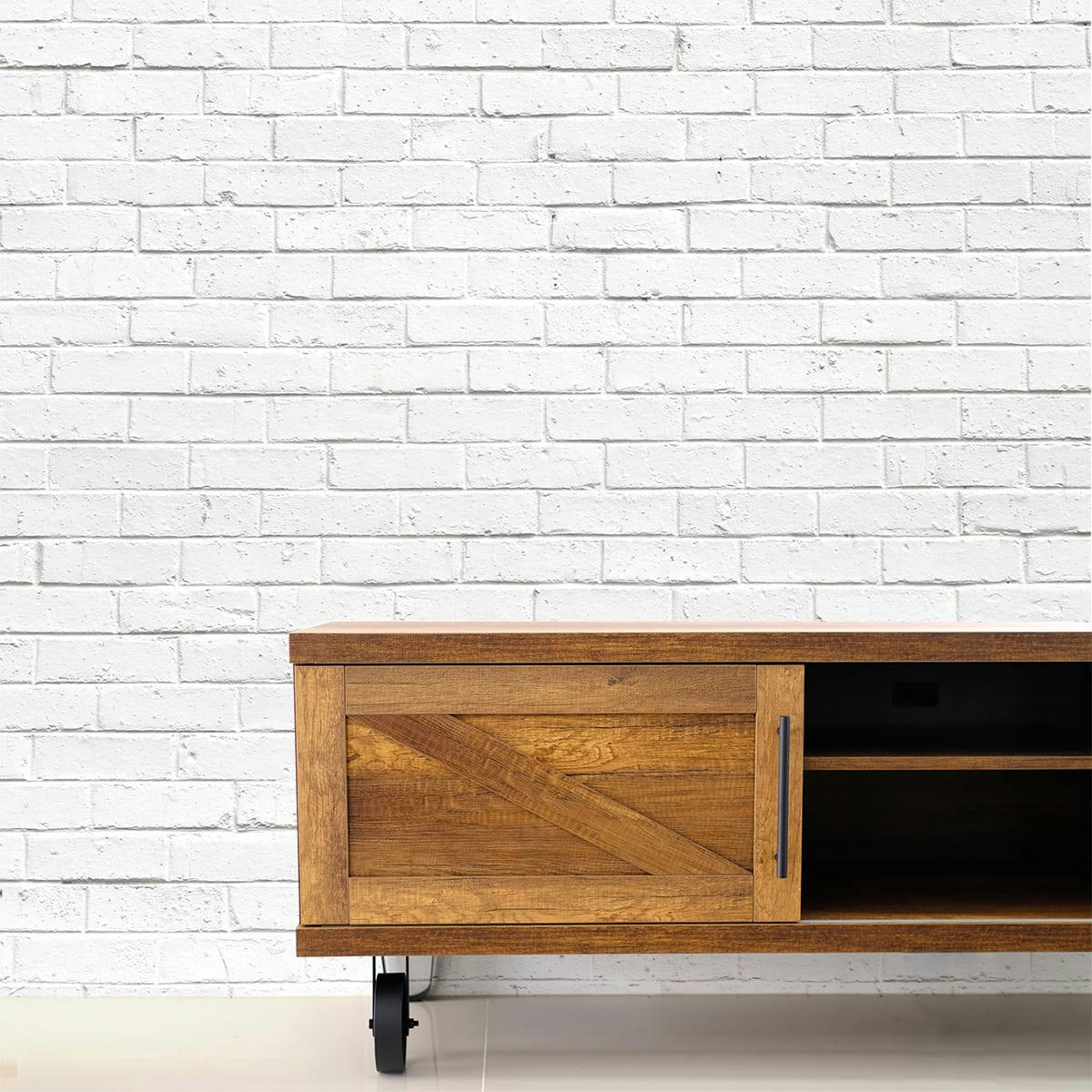 - Papier peint panoramique white bricks 425 x 250 cm