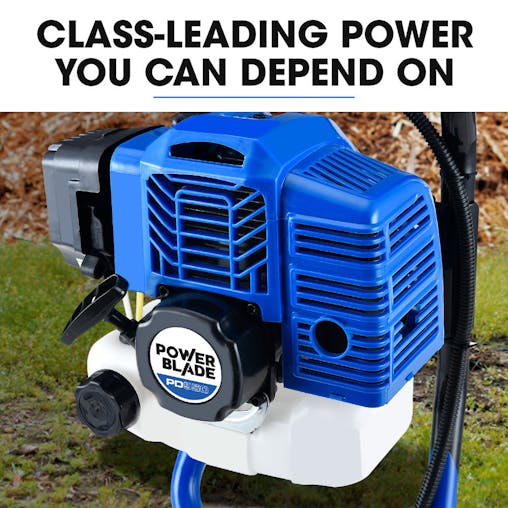 NNEMB PD950 52cc 2-Stroke Petrol Post Hole Digger, w/ 3 Auger bits, 600mm Extension Shaft