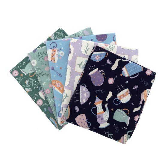 Botanique Brew Cotton Fat Quarters 5 Pack