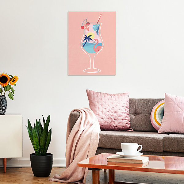 Affiche cocktail Dada Art l.30 x H.40 cm