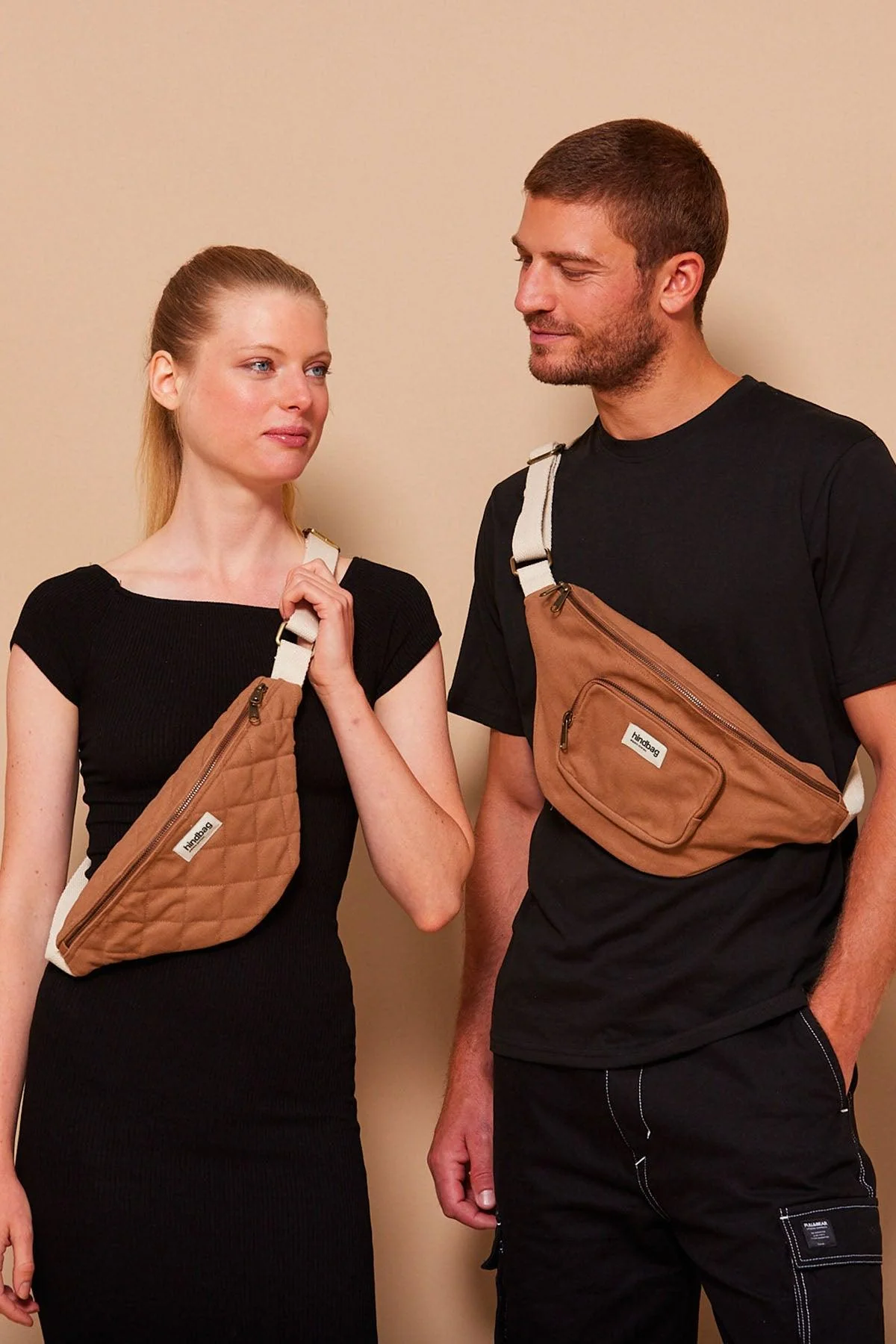 Sac banane matelassé Olivia Cannelle
