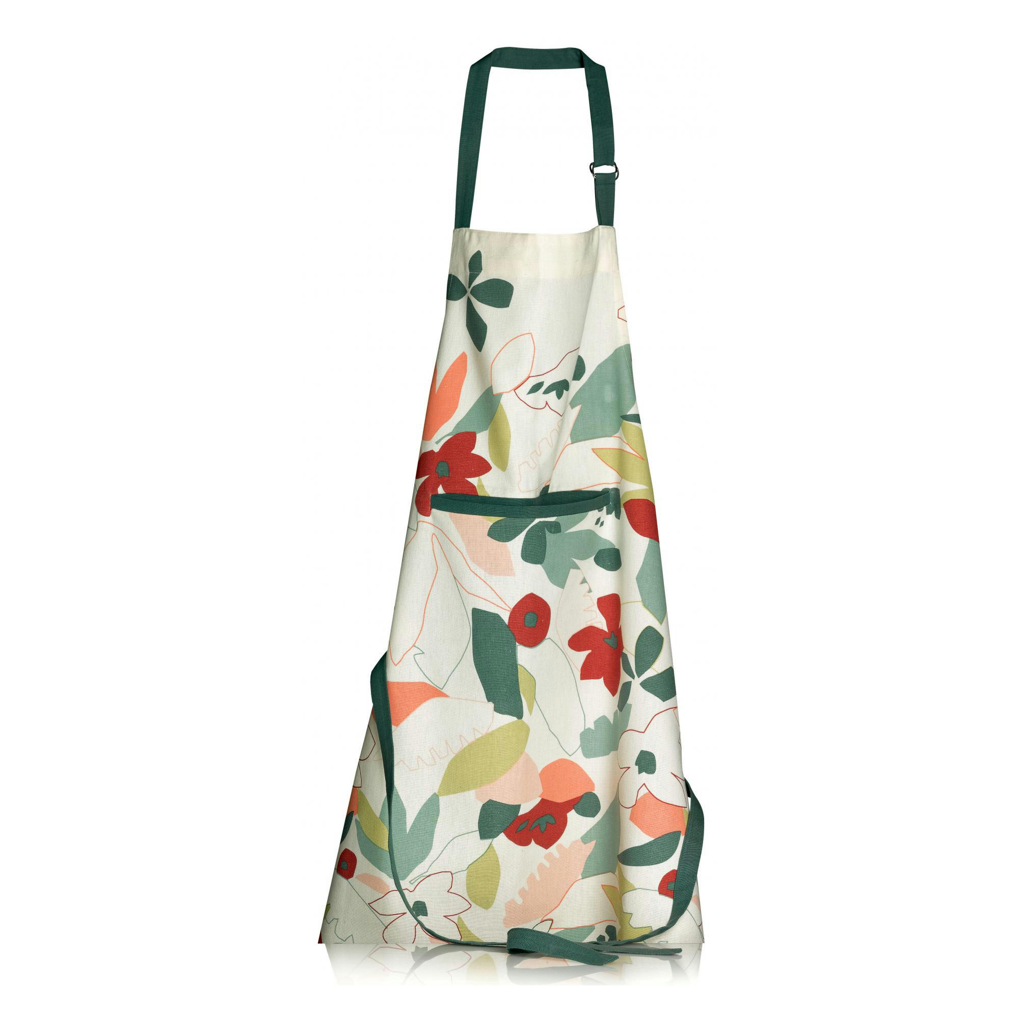 CLEO - Tablier de cuisine cléo en coton multico 72 x 85