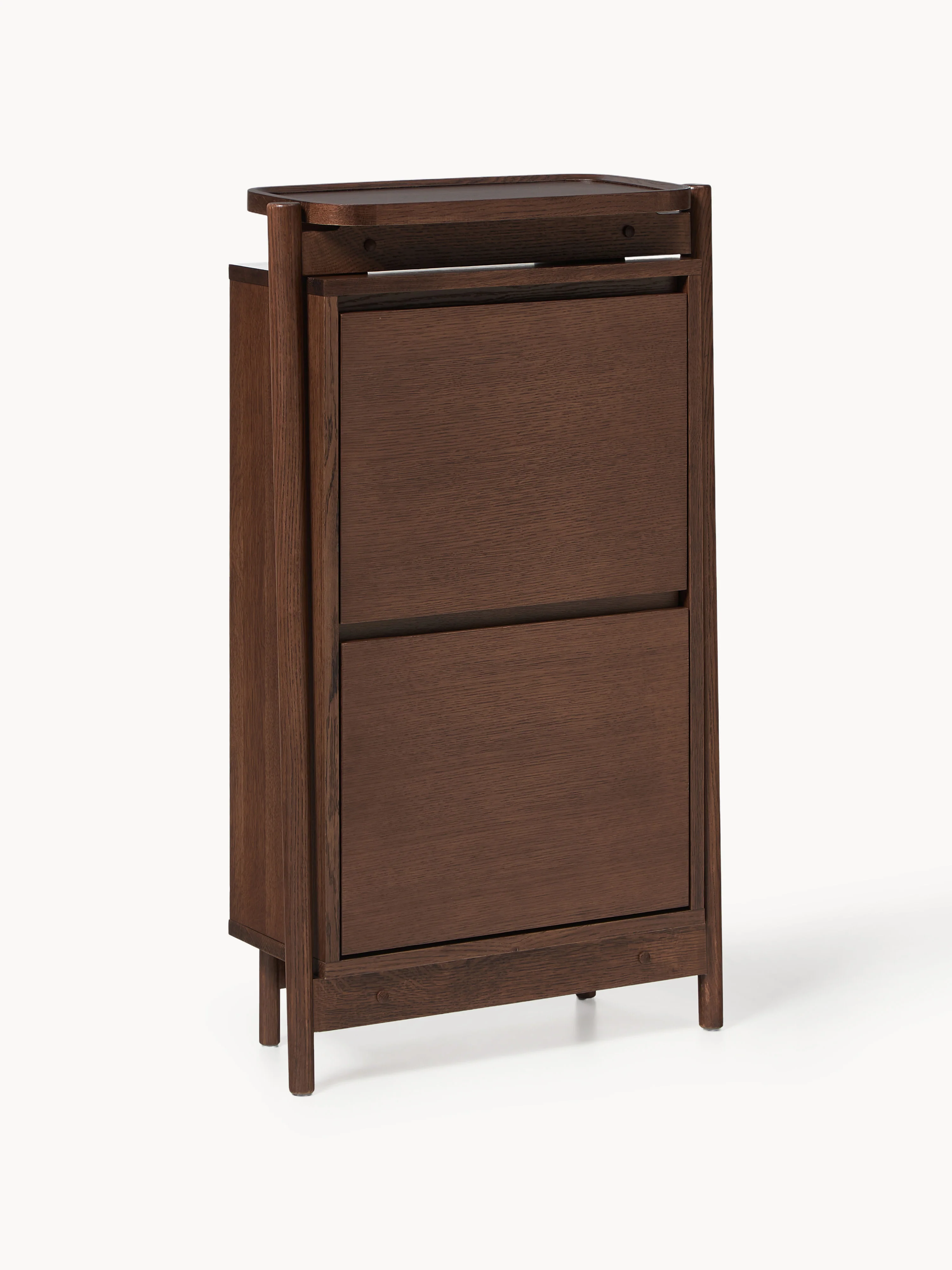 Holz-Schuhschrank Libby mit Klappfächern