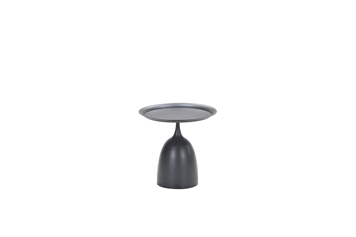 Mioala bijzettafel - diameter 50xH48 cm - carbon black