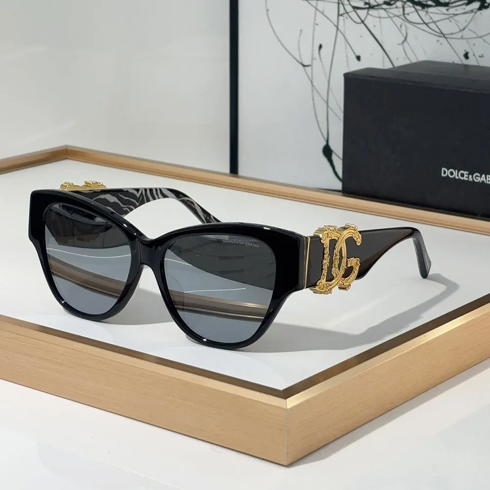 DOLCE & GABBAN DG Mirror leg Large Logo Sunglasses