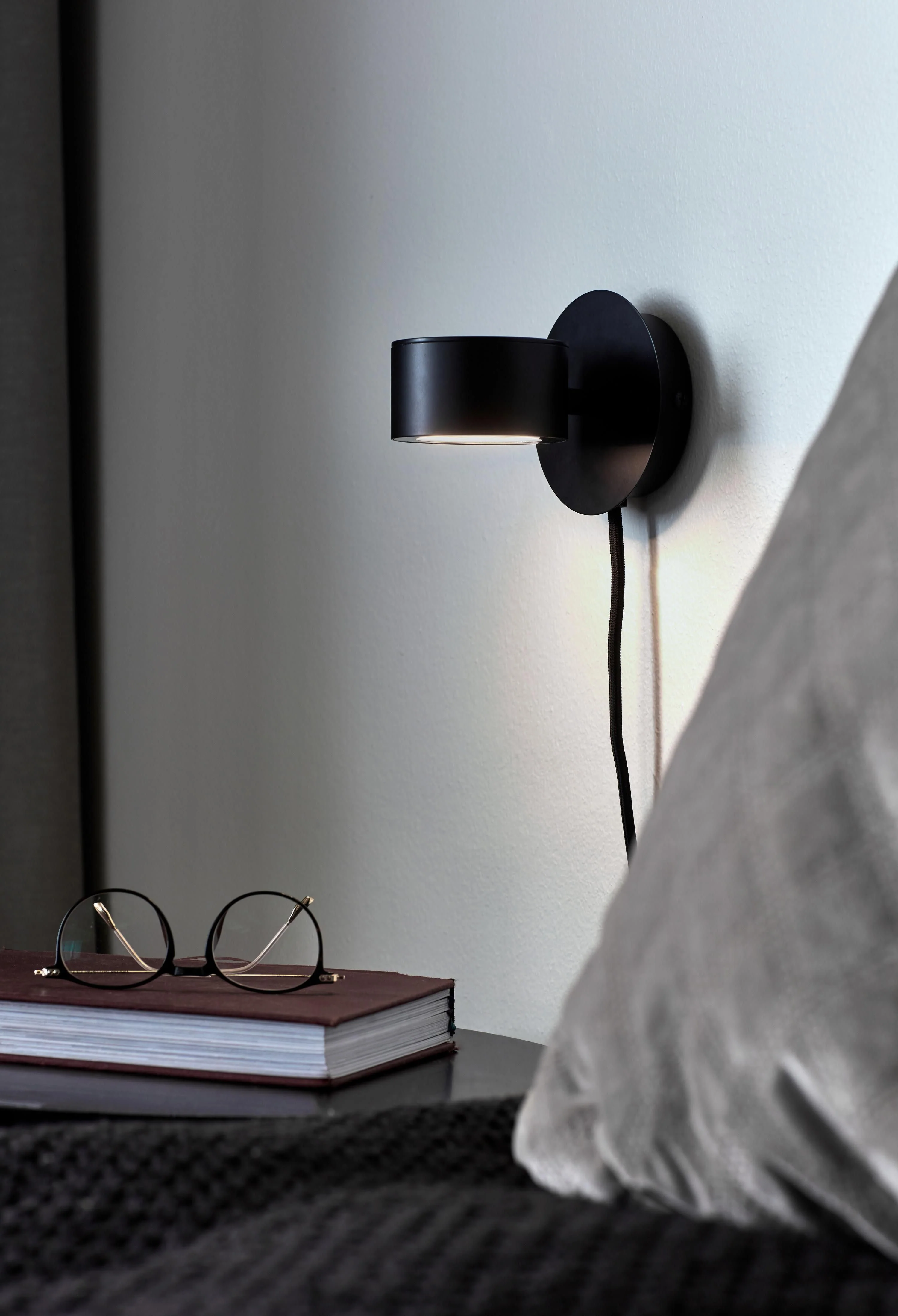 Kleine dimmbare LED-Wandleuchte Clyde