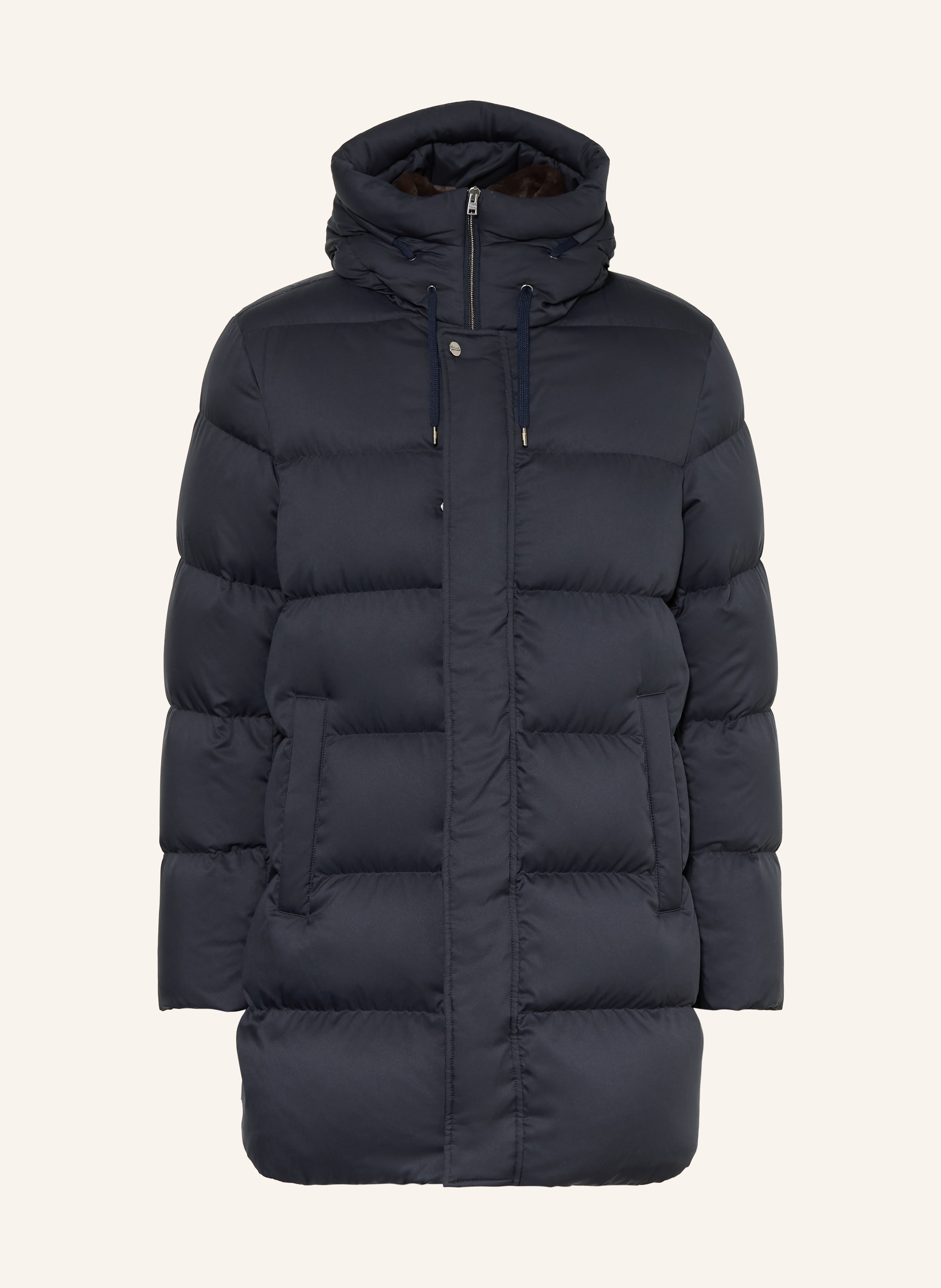 HERNO Daunenjacke mit abnehmbarem Kunstfell