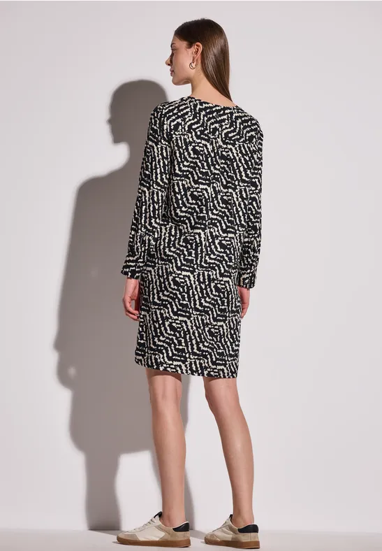 Gemustertes Tunika-Kleid