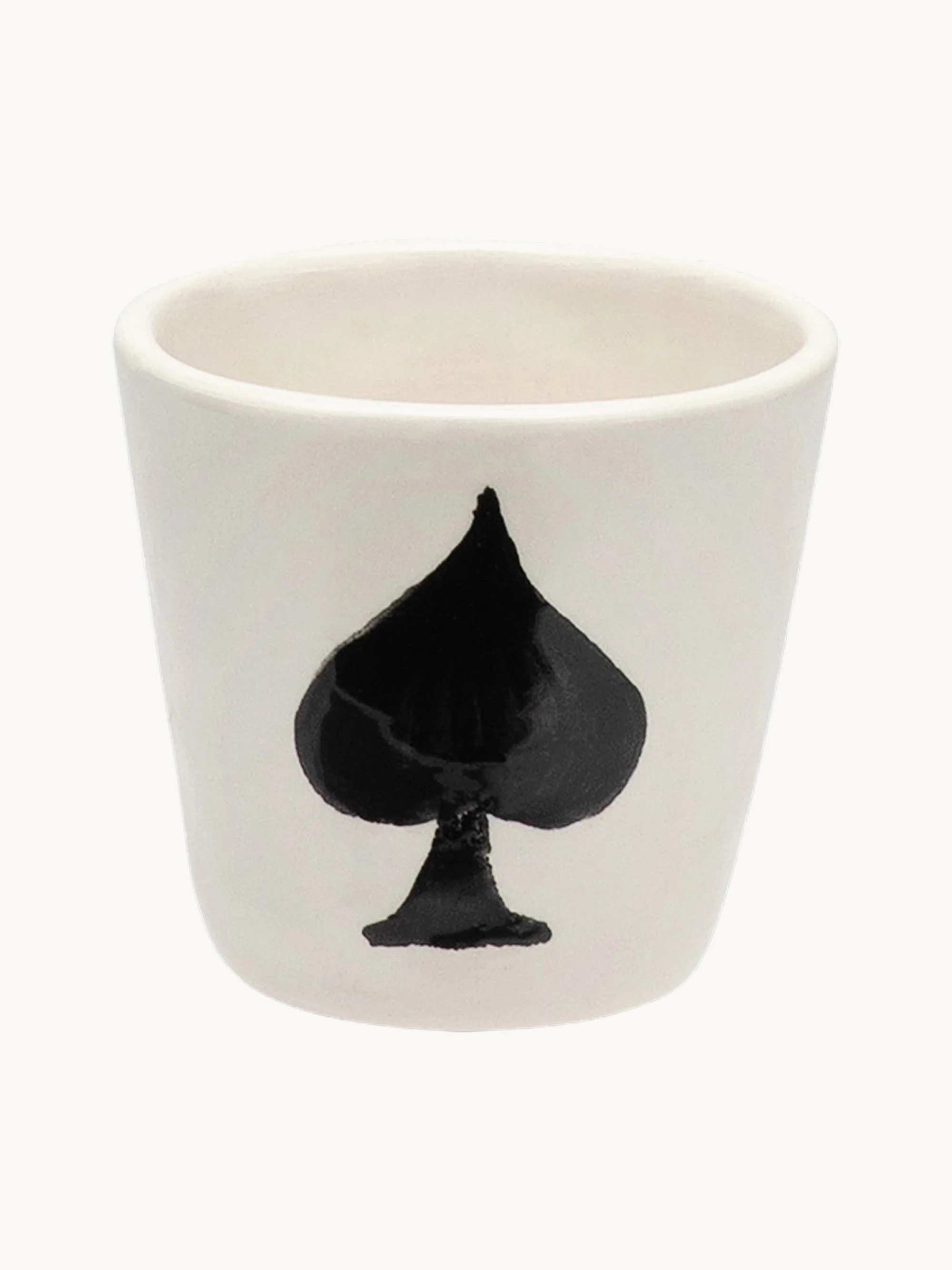 Handbemalter Espressobecher Ace of Spades