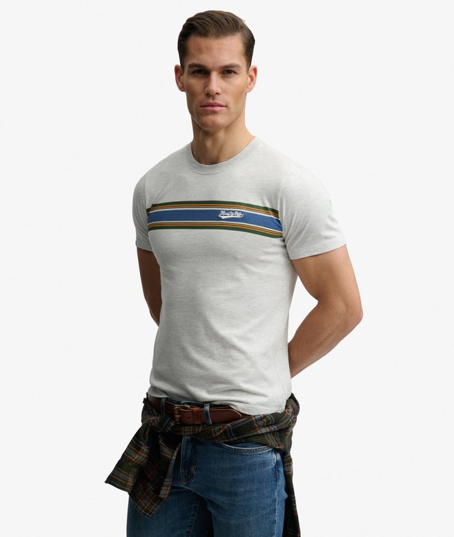 Outdoor Stripe Logo Relaxed T-Shirt