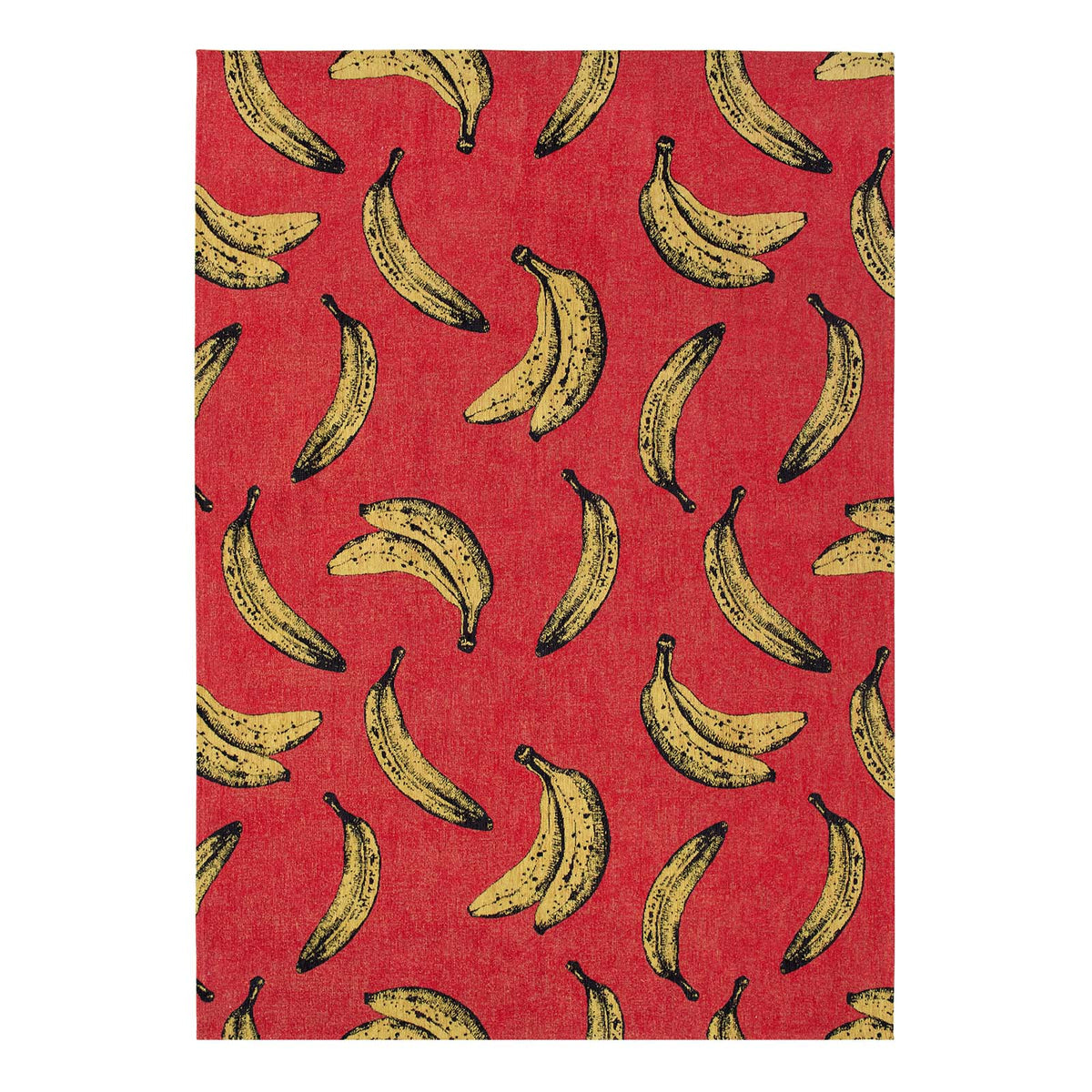Louis De Poortere vloerkleed Miami Red - rood - 100x140cm