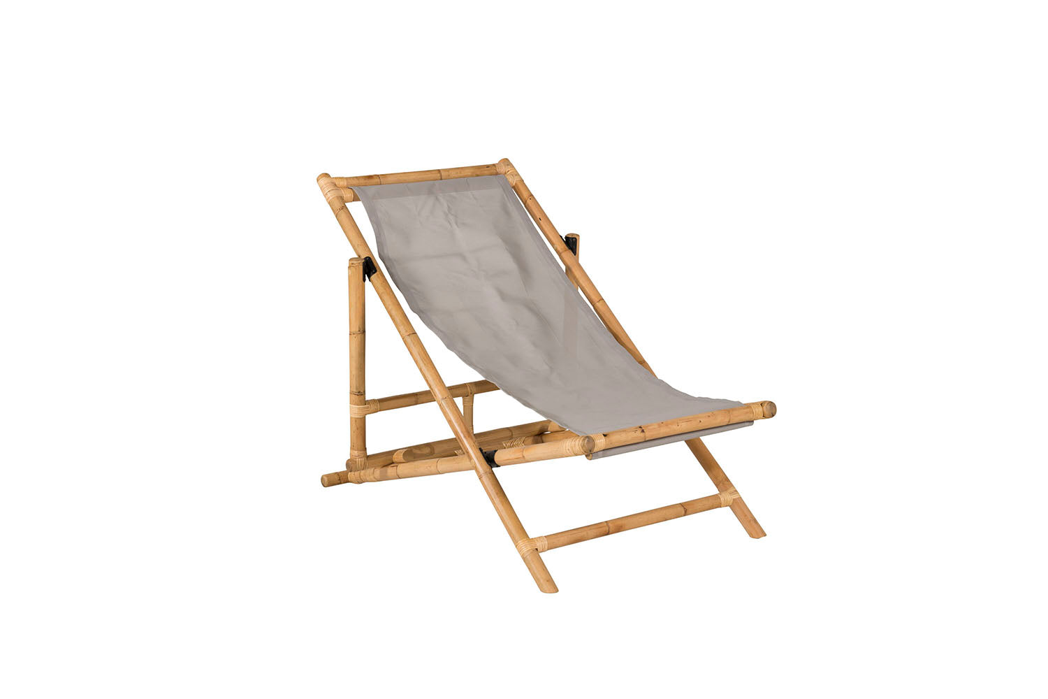 Rebellenclub Hydra Inklapbare Loungestoel - Naturel Bamboe