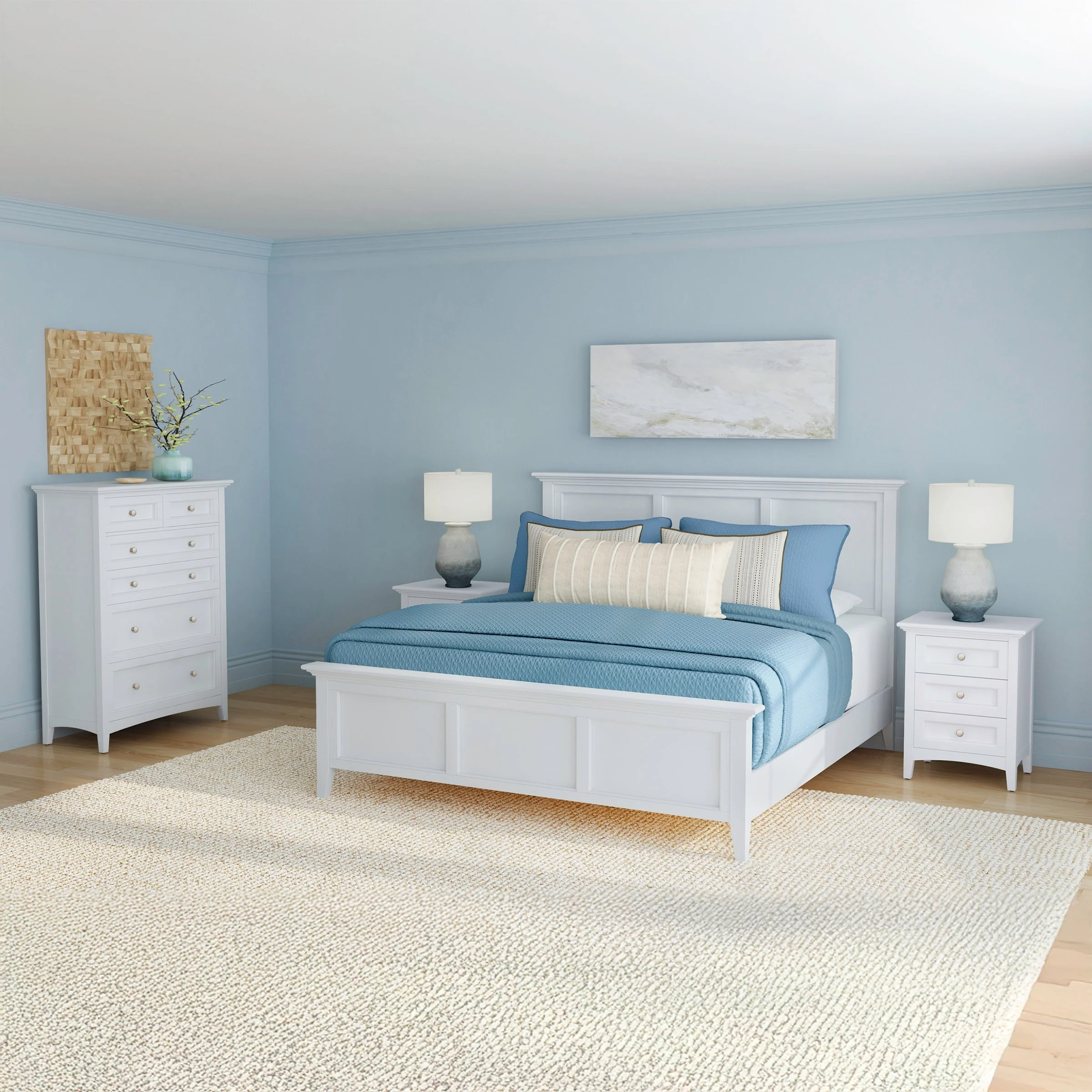 Simply Solid Evalie Panel Bedroom Set