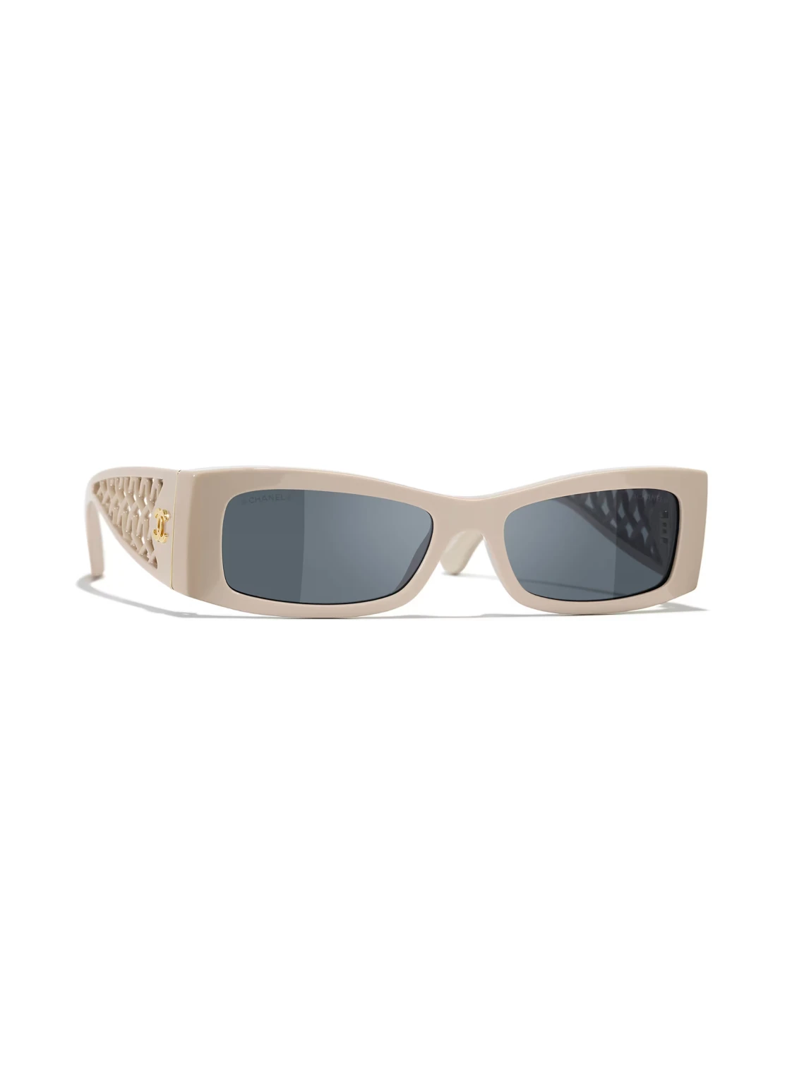 CHANEL Rechteckige Sonnenbrille