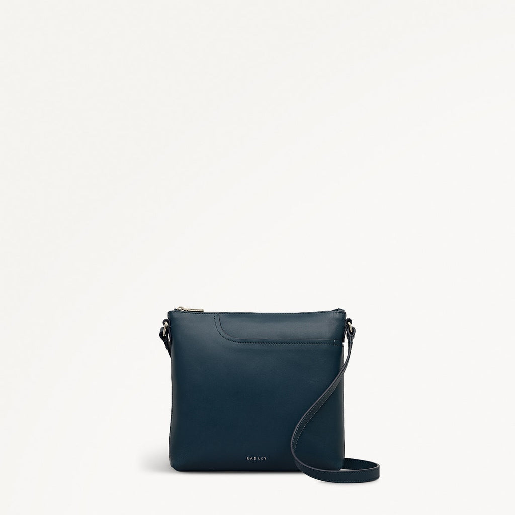Pockets - Small Ziptop North-South Cross Body Bag
