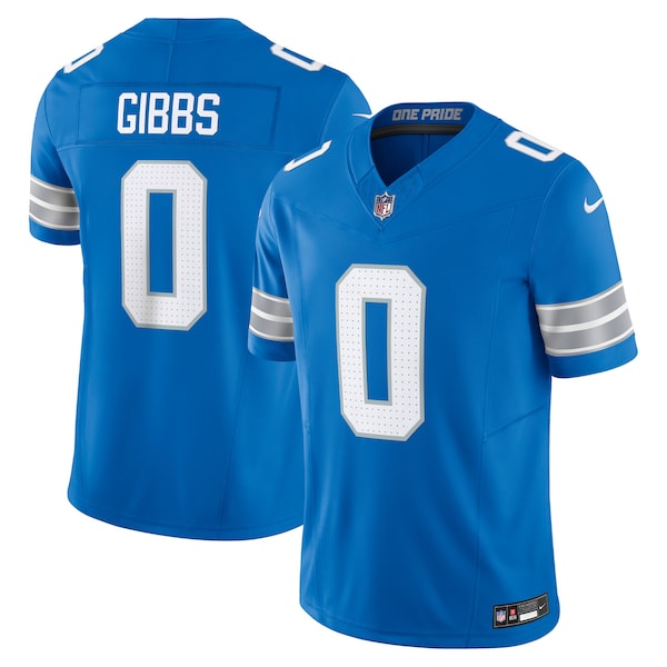 Jahmyr Gibbs Detroit Lions Nike Vapor F.U.S.E. Limited Jersey - Blue/Black/White