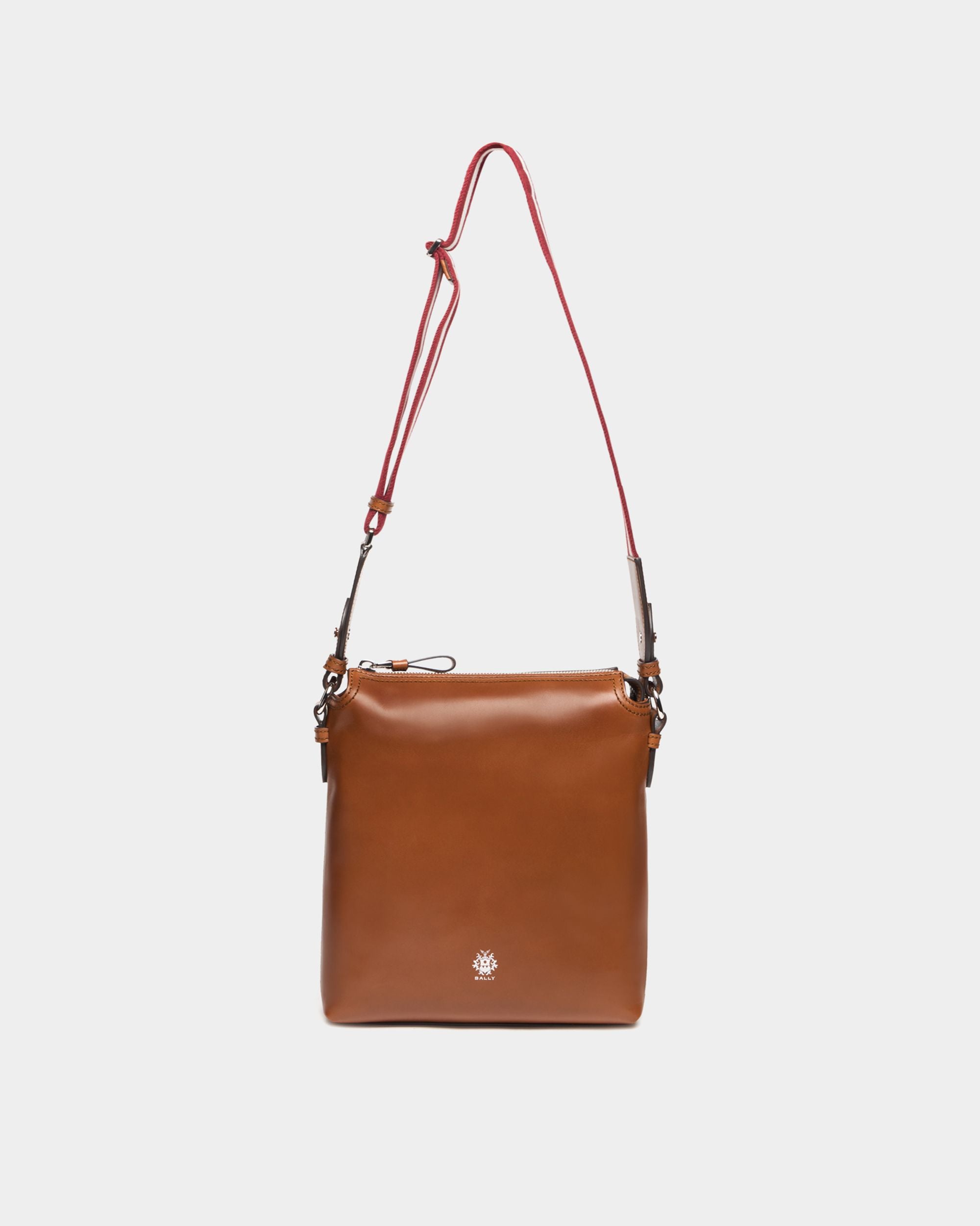 Ray Umhängetasche aus Leder in Amber Brown