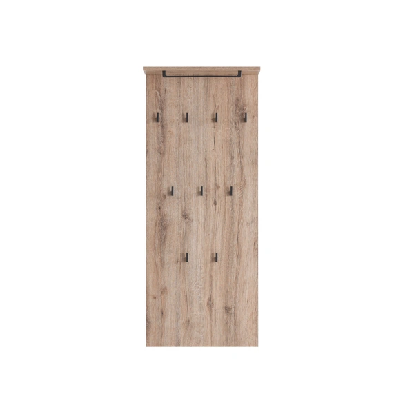 Hakenpaneel »Cosmo«, BxHxT: 50 x 120,6 x 20,9 cm, wildeichenfarben, Holzwerkstoff melaminbeschichtet